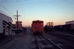 SOU x464 sits outside the old yard office late in the afternoon